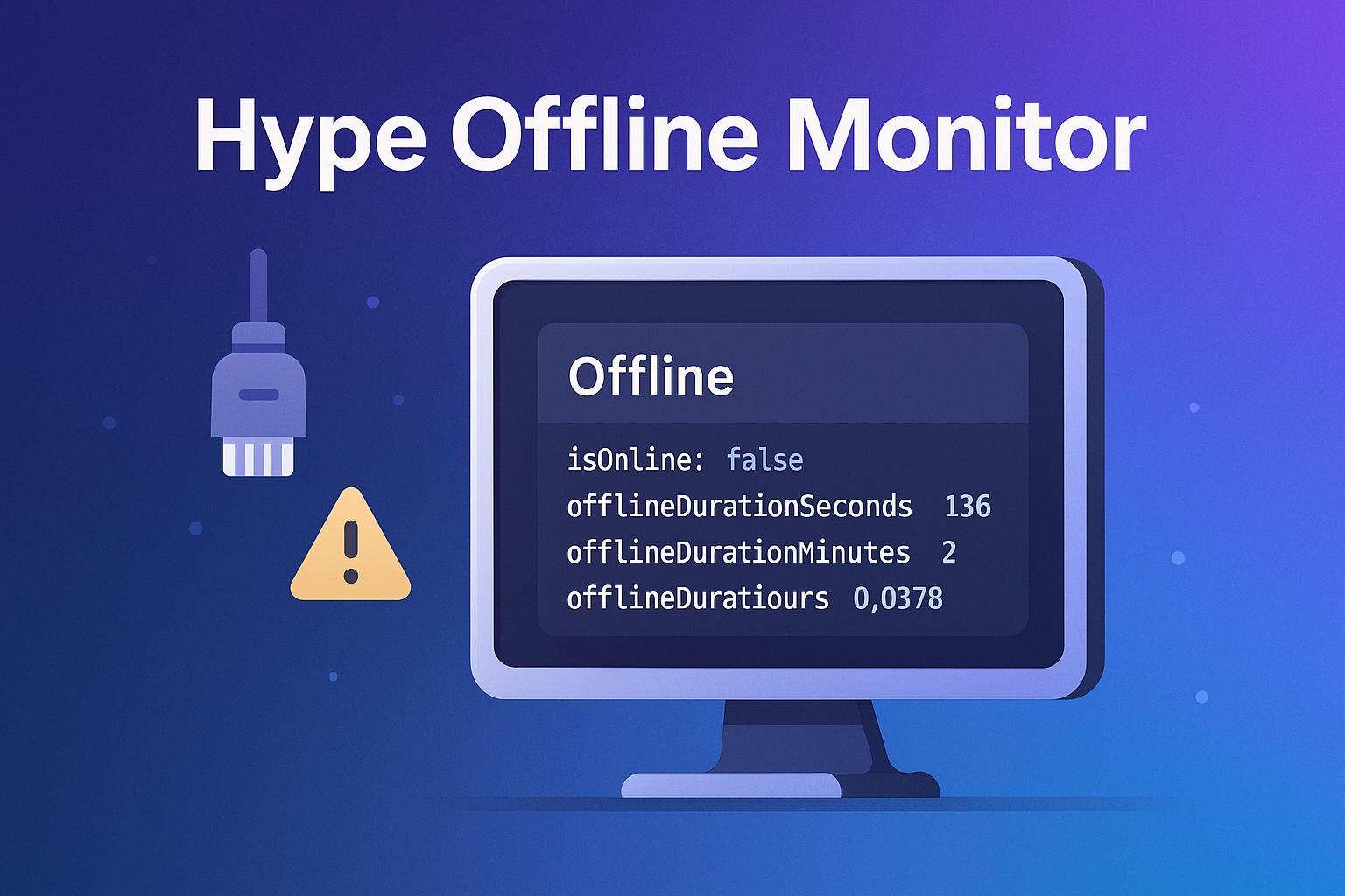 HypeOfflineMonitor — original repository artwork
